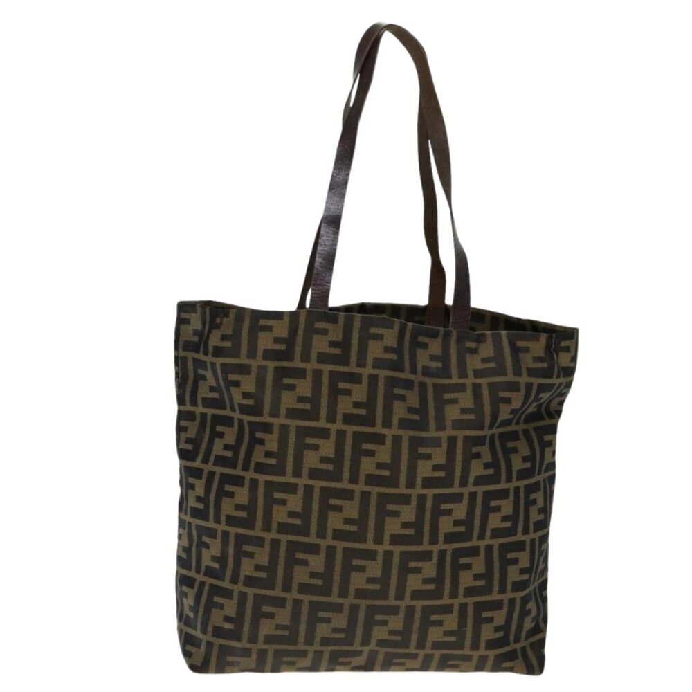 Fendi Zucca Canvas Tote Bag